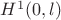 $H^1(0,l)$
