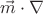 $\vec{m}\cdot\nabla$