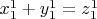 $x_1^1+y_1^1=z_1^1$