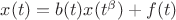$x(t) =b(t) x(t^\beta) +f(t) $