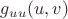 $g_{uu}(u,v)$