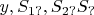 $ y,S_{1?},S_{2?} S_{?$}