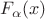 $F_\alpha (x)$