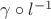 $\gamma \circ l^{-1}$