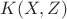 $K(X,Z)$