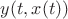 $y(t, x(t))$