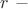 $r \,\, -$