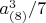 $a_{(8)}^3/7$
