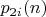 $p_{2i}(n)$