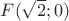 $F(\sqrt{2};0)$