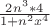 $\frac{2n^3*4}{1+n^2x^4}$