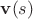 $\mathbf v(s)$