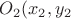 $O_2(x_2,y_2$