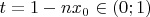 $t=1-nx_0\in(0;1)$