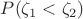 $P(\zeta _1 < \zeta _2)$