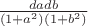 $\frac{da db}{(1+a^2)(1+b^2)}$
