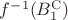 $f^{-1}(B_1^\mathrm{C})$