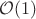$\mathcal O(1)$