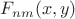 $F_{nm}(x,y)