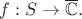 $f:S\rightarrow\overline{\mathbb{C}}.$