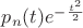 $p_n(t)e^{-\frac{t^2}{2}}$