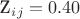 Z_i_j=0.40