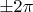 $\pm 2\pi$