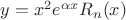 $y=x^2e^{\alpha x}R_n(x)$