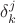$\delta^j_k$
