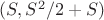 $(S,S^2/2+S)$
