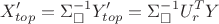 $$X'_{top}=\Sigma_\square^{-1}Y'_{top}=\Sigma_\square^{-1}U_r^TY$$