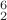 ${}^6_2$