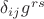$\delta_{ij}g^{rs}$
