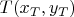 $T(x_{T},y_{T})$
