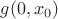$g(0,x_0)$