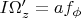 $I \Omega_z'=a f_\phi$