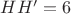 $HH'=6$
