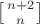 $\left[n+2\atop n\right]$