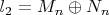 $l_2 = M_n \oplus N_n$