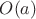 $O(a)$