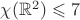 $\chi(\mathbb{R}^2)\leqslant 7$