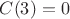 $C(3)=0$ $C(3)=0$
