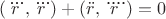 $(\dddot{r},\dddot{r}) + (\ddot{r},\ddddot{r})=0$