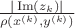 $\frac{|\operatorname{Im}(z_k)|}{\rho(x^{(k)},y^{(k)})}$ $\frac{|\operatorname{Im}(z_k)|}{\rho(x^{(k)},y^{(k)})}$