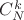 $C_N^k$