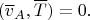 $$(\overline v_A,\overline T)=0.$$