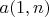 $a(1,n)$