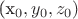 (x_0,y_0,z_0)