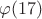 $\varphi (17) $