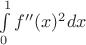 \int\limits_0^1 f''(x)^2dx